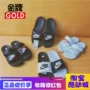 Nike Nike Benass Đen và Trắng Slippers Dép Yin Yang Ninja Tie Logo Logo lớn Dép - Dép thể thao dép nữ thời trang