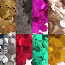 Christmas transparent ball wave ball star round dot gold sequin shredded paper balloon filled with year-old arrangement decoration