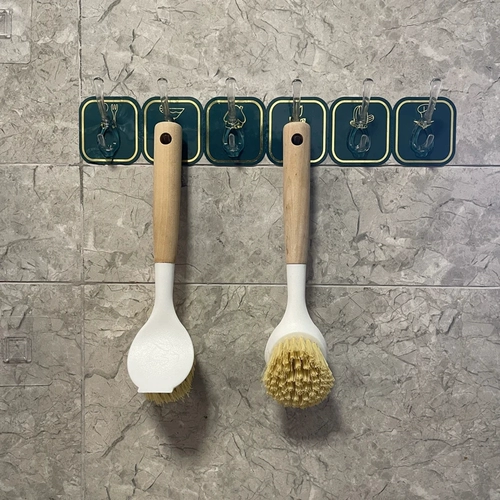 Предмет для протирания кухонной кастрюли, щетка для мытья посуды, бытовая кухонная щетка с длинной ручкой, антипригарное масло, подвесного типа с лопаточной головкой.