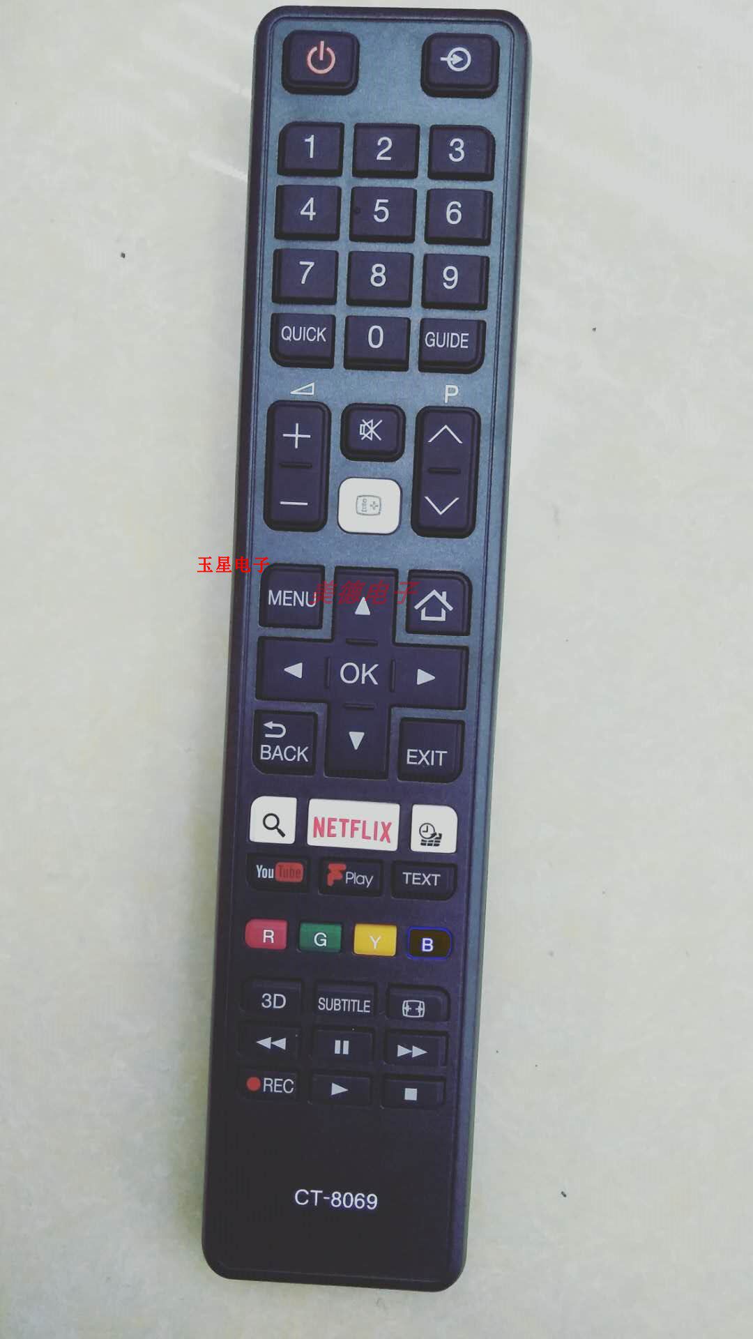 For Toshiba Toshiba LCD TV remote control CT-8069 as universal
