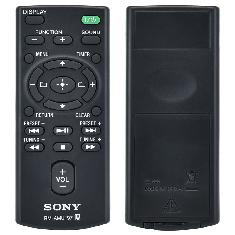 Brand New Original Sony Audio Remote Control Rm-Amu197 Cmt-X5Cd X5Cdb X7Cd X7Cdb