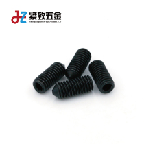 M5 series DIN914 ISO4027 GB78 12 9 black hexagon headless set