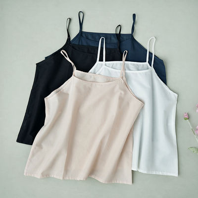 This summer's new pure cotton loose and versatile retro strappy women's dress is simple and artistic. It can be paired with a vest and sleeveless top to make you look slimmer