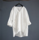 Vintage không thường xuyên nút tấm áo vải bông hàng đầu Trung Quốc Zen Zen trà chiếc váy mùa hè mới làm mới thở