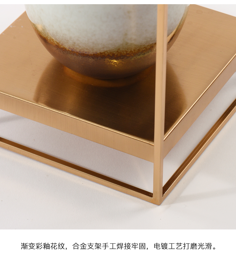 New Chinese style home furnishing articles sitting room window flower implement household act the role ofing is tasted tea table desktop ceramic vases, soft outfit decoration