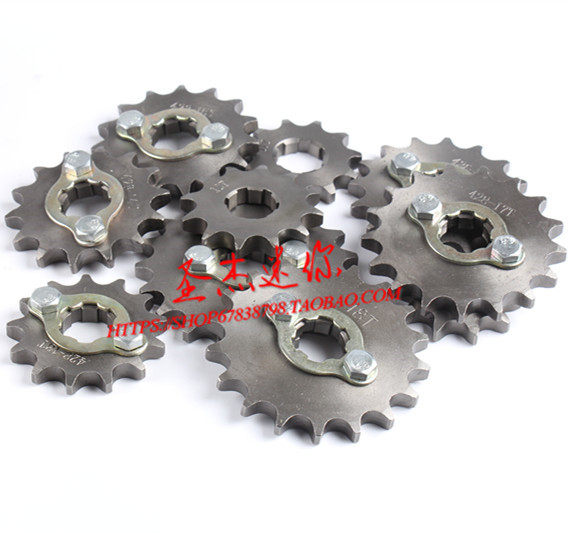 428 Chain inner diameter 20mm large hole small sprocket engine drive Xiaofei 150-250 motorcycle gear
