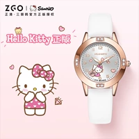 Zhiwei Xhellokitty Children's Watch Girls Начальная школа зависит только от времени Sanrio Girls 10 -летний водонепроницаемый