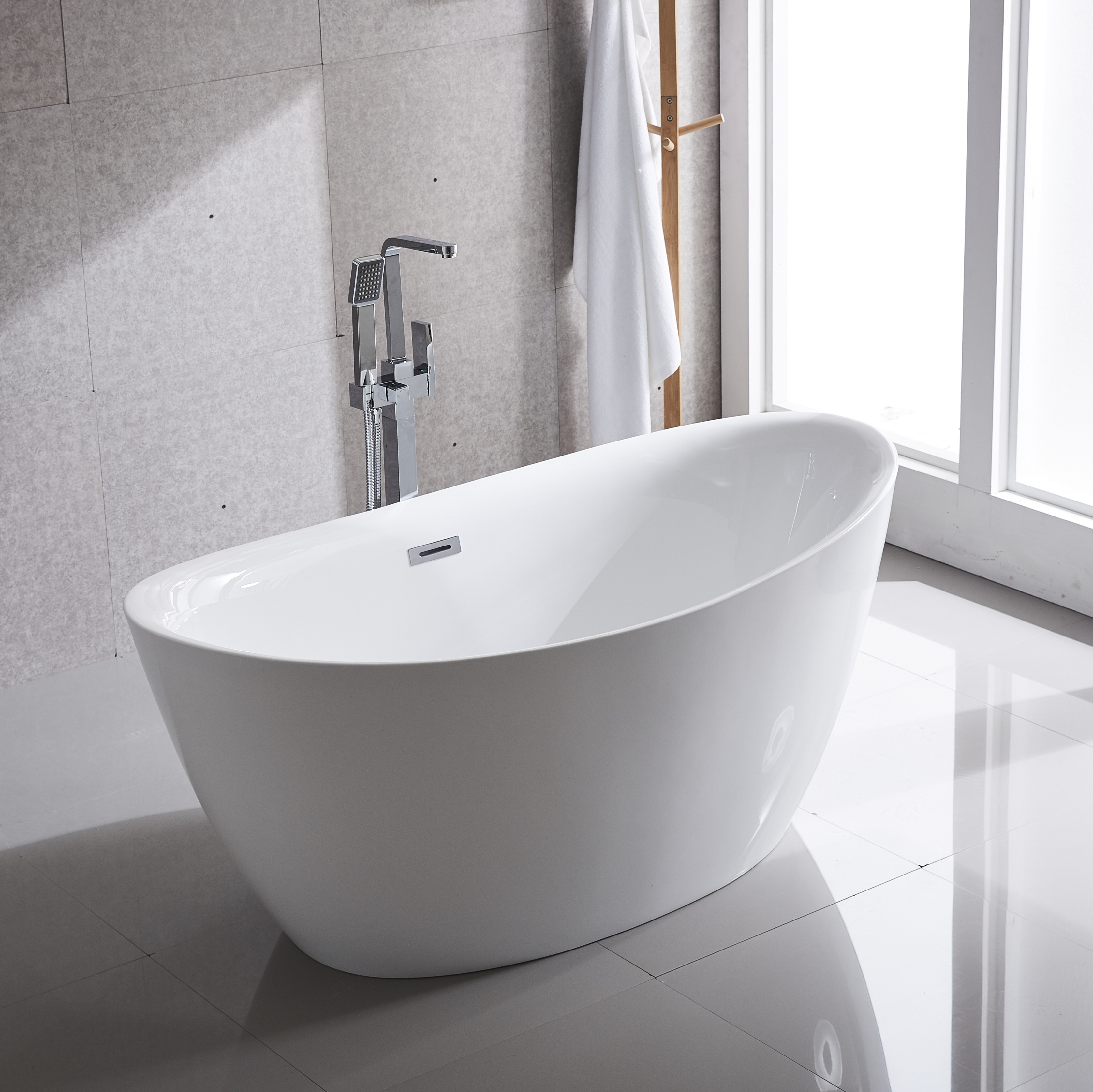 Independent Meta-Treasure Landing your Princess Small Household Type Japanese Deep Bubble acrylic tub Home bathtub 1 5 m