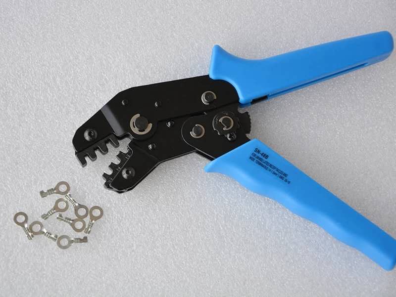 0 5 1 1 5 Square Terminal SN-48B Crimping Pliers 4 8 6 3 Bare Spring OT Terminals Clamping Tool