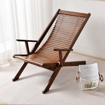 Reclining Chair Fold Afternoon Summer Afternoon Nap Chair Balcony Home Casual Cool Chair Office Lunch Break Chair Sloth chair Bamboo Mat Chair