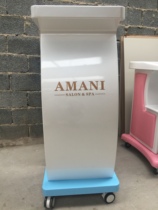 Medical beauty equipment chassis ABS wheeled cart mouse keyboard computer cart can be customized