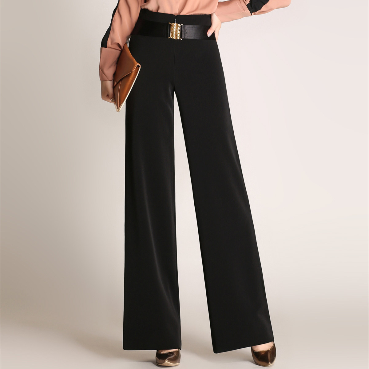 Autumn and winter Latin dance State Friendship Morden Square Dancing Clothing Skirt Pants practice Exercise Trousers Leg Long Pants-Taobao