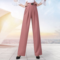 Latin dance pants womens new summer high waist thin Velcro national standard dance modern dance pants dance pants practice pants