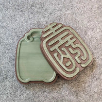 Songhua Yan Great Qing Dynasty National Treasure Songhua Stone Court Imperial Stone Natural Old Pit Rough Stone Cover Yan Sleeve Yan Fine Collection