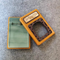 Great Qing Dynasty National Treasure Songhua Stone Court Imperial Stones Natural Rough Stone Fine Box Yan Cover Yan Fang Four Treasures Collection