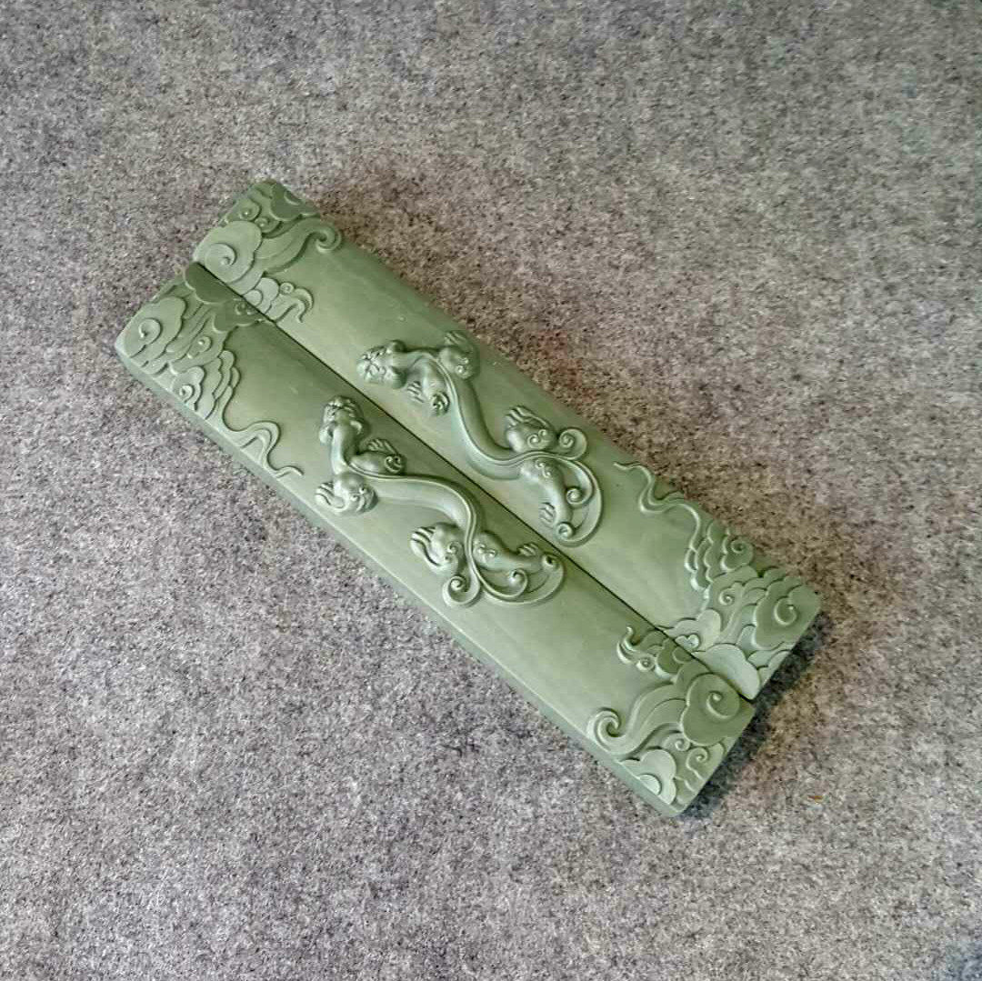 Natural authentic pine pine stone ruler boutique pine stone town paper Wentown natural pressure ruler