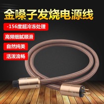 Golden throat 40th anniversary HiFi audio bile machine amplifier CD machine cable fever power cord