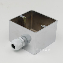 Customized wall panel aluminum alloy bottom box plug filter row plug hifi audio American standard power socket