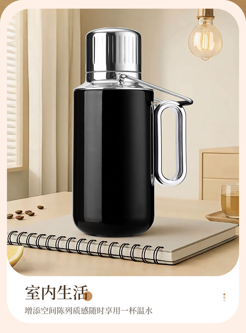 新款焖茶壶316不锈钢机械壶高颜值智能显温机械开关大容量保温杯详情14