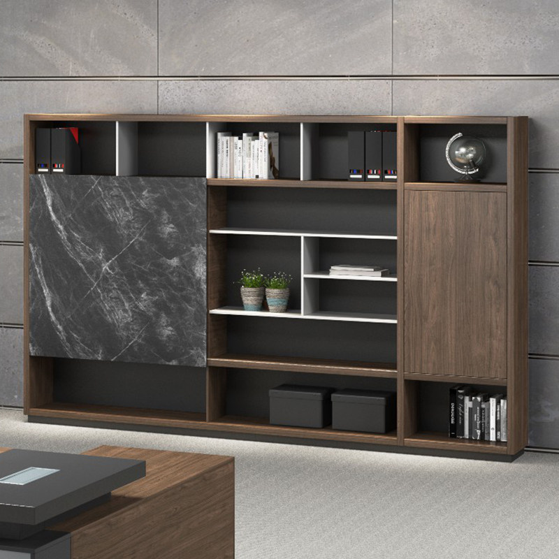 Boss File Cabinet File Cabinet Cabinet High Cabinet Simple Modern Wood Collection Cabinet Office Cabinet