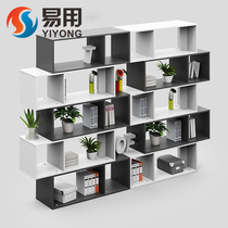 Office screen partition storage rack lattice rack display cabinet combination storage decoration multi-layer creative bookshelf