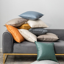 Minimalist tech cloth Pillow Sofa Living-room Leaning Pillow Office Waist Leaning Light Lavish Backrest Pillow Bedside Rest Leaning Pillow Cover