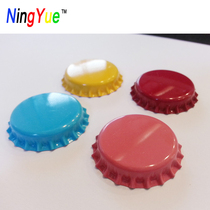 100pcs Beer Crown Caps Bottle Caps DIY Bottle Caps Kindergarten DIY Colorful Handmade Puzzle Metal Bottle Caps