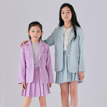 Girl Suits Suit 2022 New Spring Autumn Clothing Korean version Go Show Ocean College Wind jacket CUHK Tong JK Sleeve Dress