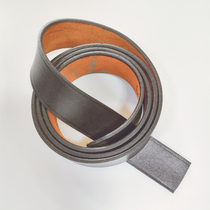 Cowhide belt Belt strip without head needle buckle Punching headless automatic buckle Old-fashioned electrical belt cowhide belt
