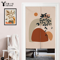 Turkish Hand Painted Cloth Art Door Curtain Free of perforated bedroom hanging Curtain Living Room Sheltering half-blinds Wind Restaurant Partition Curtain