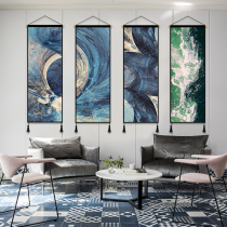 Nordic style hanging painting Living room decorative painting Abstract dining room Modern simple creative sofa background wall Tapestry hanging cloth