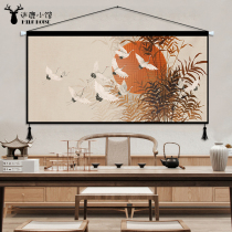 Xianghe New Chinese Living Room Xuanguan Decoration Painting China Wind Restaurant Hotel Background Wall Hanging Blanket Book House Cloth Art Hanging Painting