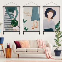 Fashion girl cloth hanging painting ins wall cloth hanging cloth dormitory girl heart room layout background cloth net red tapestry