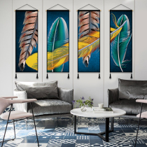 Living room decoration painting sofa background wall mural office restaurant wall tapestry light luxury atmosphere hanging painting new Chinese style