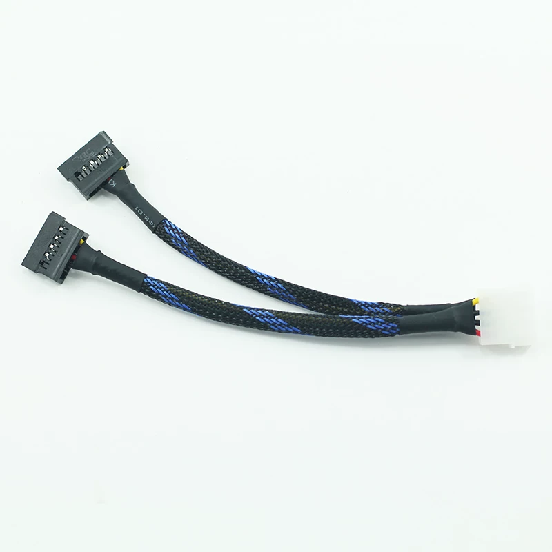Power supply large 4P to SATA computer power supply power rotor large 4D rotation SATA rotation wiring power line