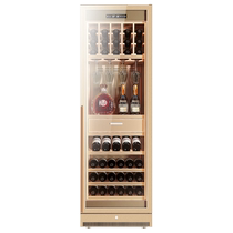 Zunbao red wine cabinet constant temperature ice bar embedded stainless steel customized frequency conversion air-cooled ultra-thin refrigerated wine cabinet