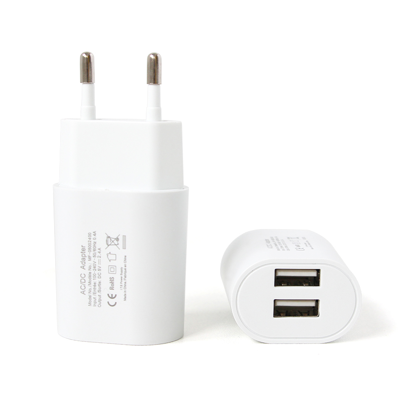 Dual USB mobile phone tablet charger head Italy Germany Netherlands tourism