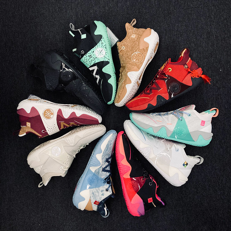 Li Ning Basketball Shoe Men's 2022 New Wade Way Cold Blood Russel Low Gang Damping Sneakers ABPS007