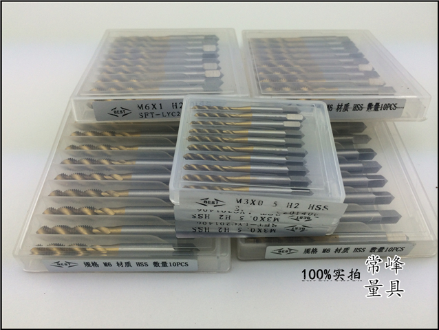 100 st-plated titanium spiral machine with screw tapping screw tapping screw tap M3 4 5 6 8 10 12 14 14 16 H2