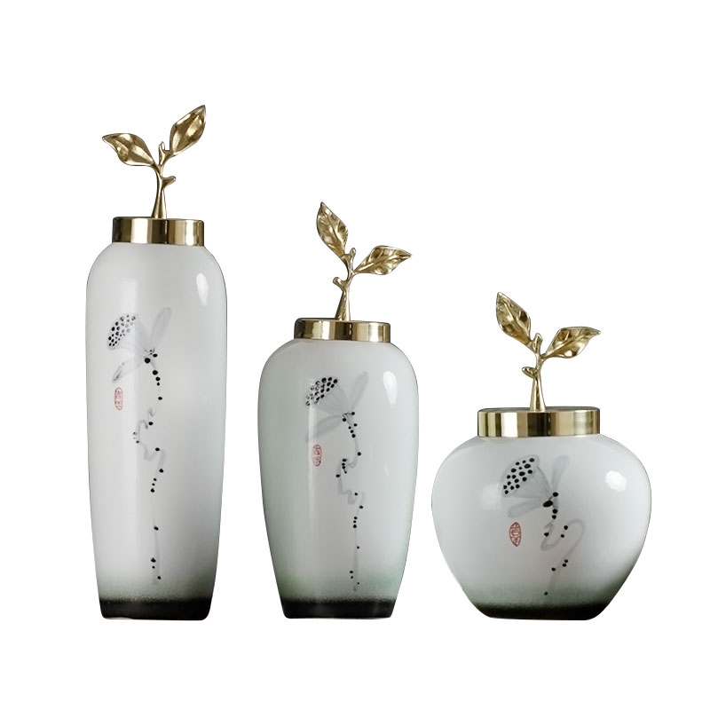 New classic Europe type restoring ancient ways is the sitting room mesa of ceramic vase floral suit place to live in the dried flower decorations