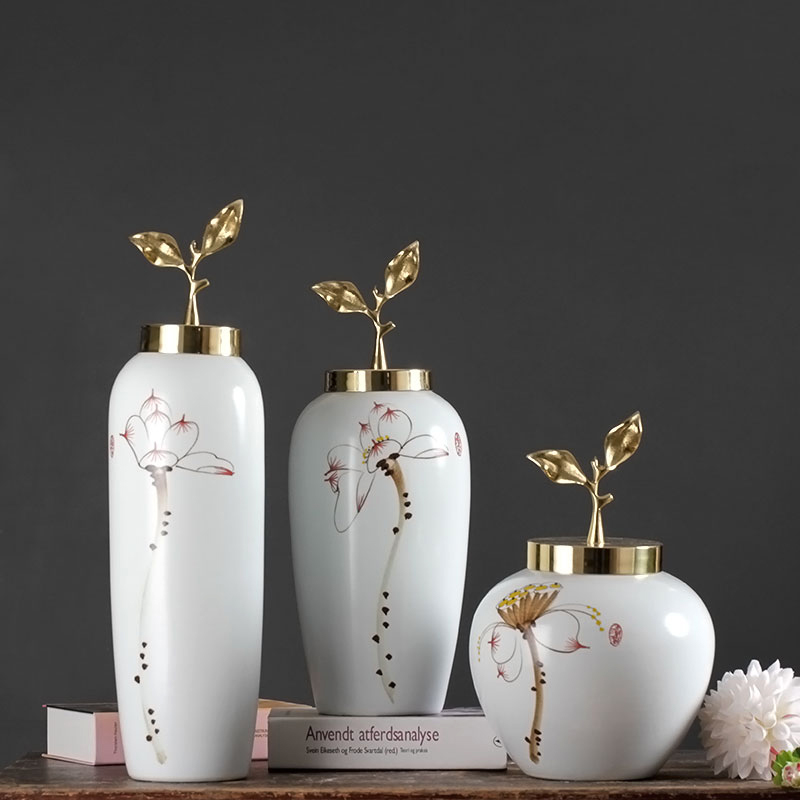 New classic Europe type restoring ancient ways is the sitting room mesa of ceramic vase floral suit place to live in the dried flower decorations