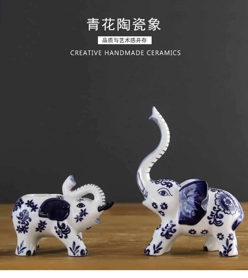 Blue and white porcelain of jingdezhen ceramics candlestick/contracted household of Chinese style style ceramic candlestick furnishing articles incense inserted