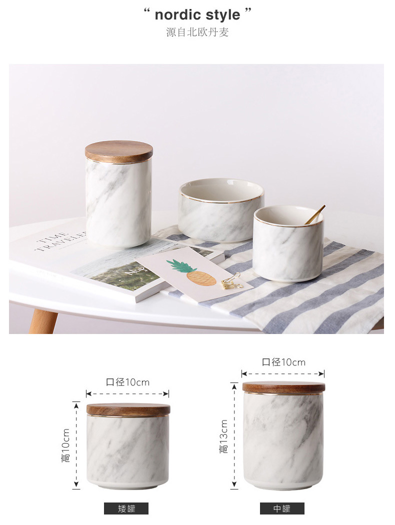 The rain tong home | classic blue and white porcelain of jingdezhen ceramics with cover furnishing articles sitting room porch decoration porcelain storage tank