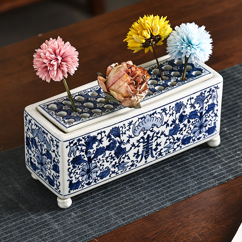 Exported to Europe, Vintage Ceramic Flower Vases, Ceramic Incense Burners, Can Be Used as Tea Trays, Multifunctional Ceramic Decorative Items