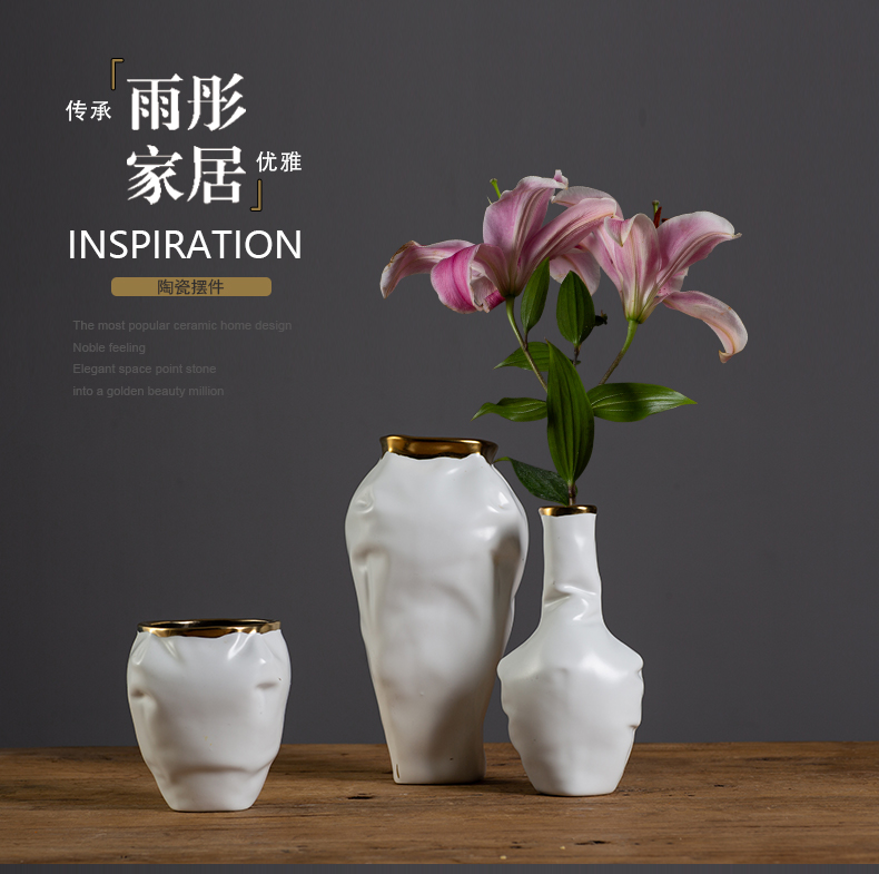 Up Phnom penh 3 d alien home furnishing articles flowers in black and white and double color suit light key-2 luxury ceramic flower flower arranging household act the role ofing is tasted