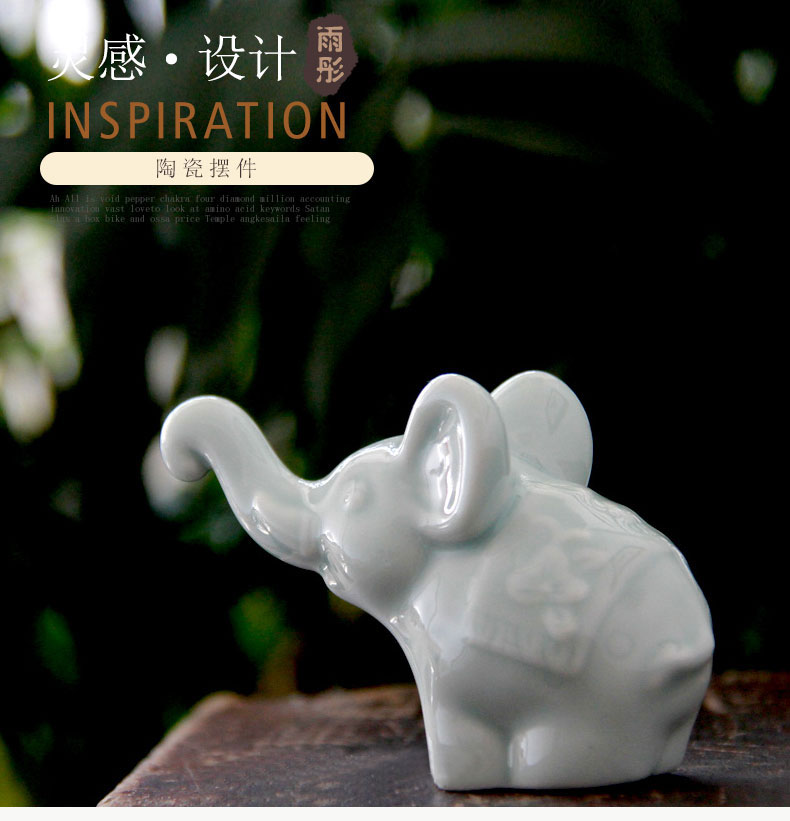 Jingdezhen ceramics by hand, lovely mini like pet tea pet modern home decoration gifts furnishing articles