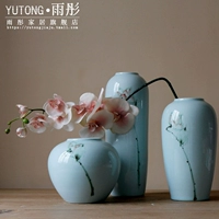 Jingdezhen gốm khô bình hiện đại tối giản phòng khách TV tủ rượu trang trí trang trí bàn nước hoa gốm trang trí nhà rẻ đẹp