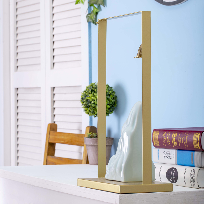 Jingdezhen ceramic book by furnishing articles creative book clip book by book stand study desk ceramic handicraft ornament