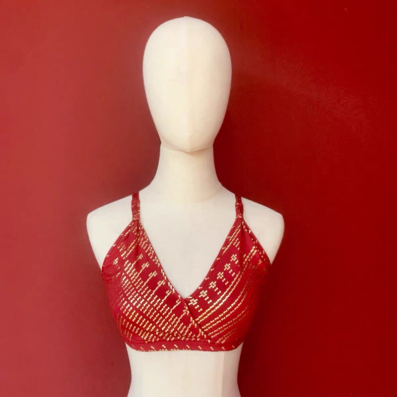Sports Vest Dance Yoga Bra Tribal Belly Dance Costume Fusion Style Bikini with Chest Pads Sports Vest Dance Yoga Bra Tribal Belly Dance Costume Fusion Style Bikini with Chest Pads