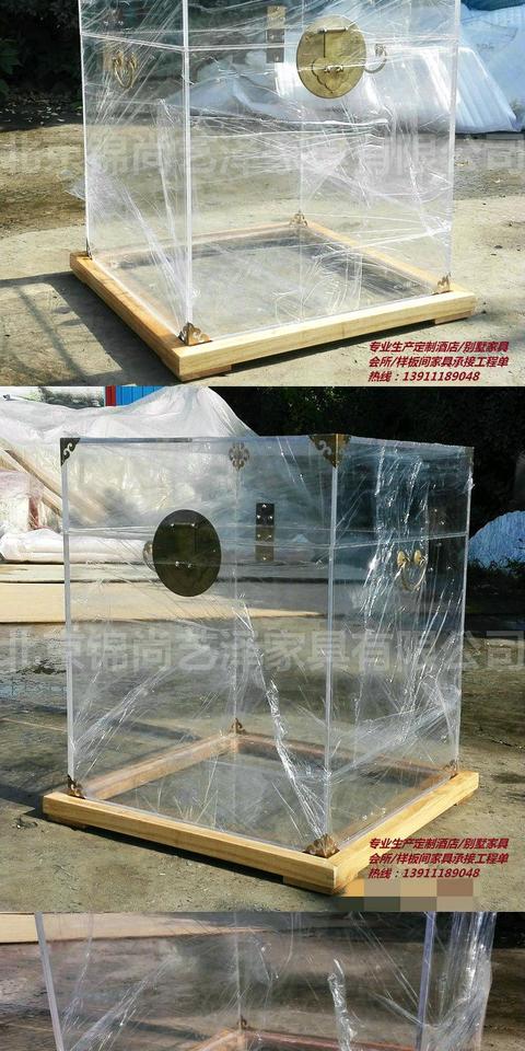 Đồ nội thất Jinshang Trung Quốc bọc đồng góc bên trang trí nội thất Sáng tạo bàn bên góc phòng khách acrylic bàn cà phê - Bàn trà bàn tròn sofa